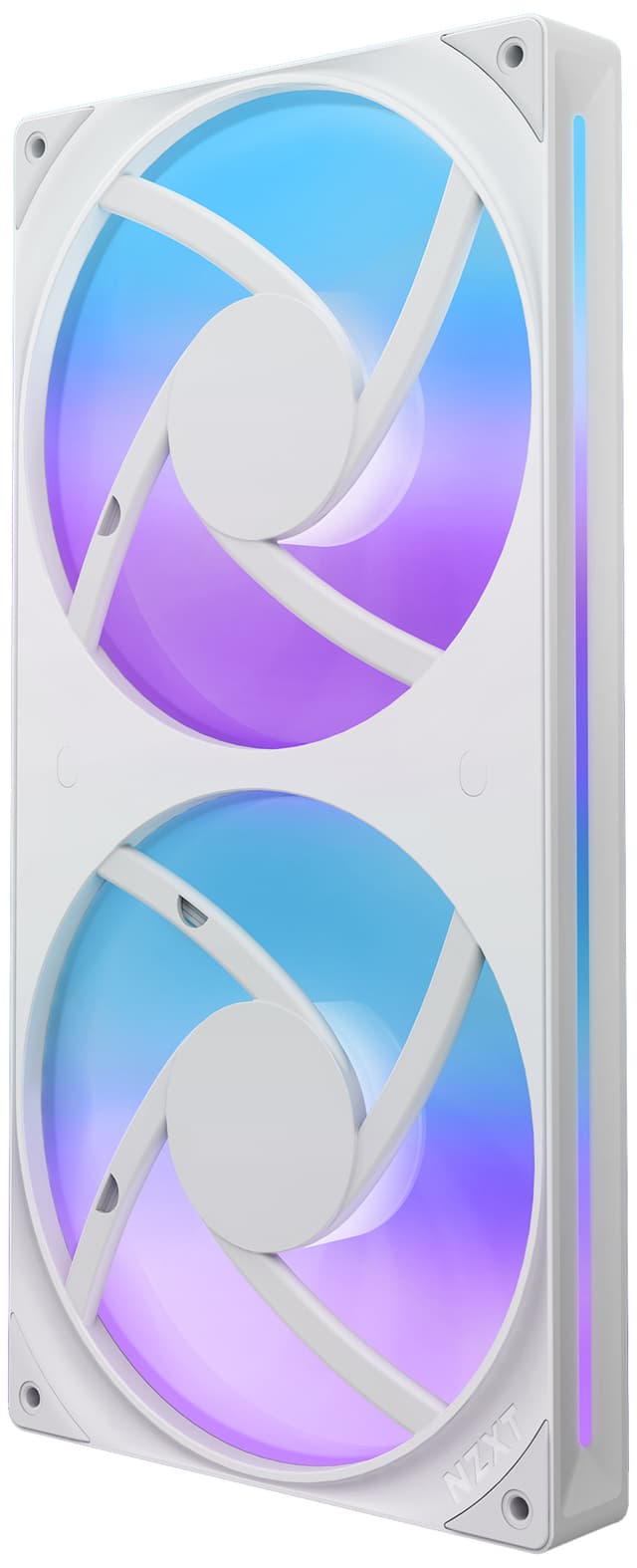 NZXT F280 RGB Core 280mm Unibody blæser (hvid)