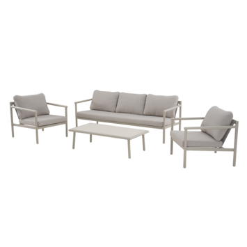 Loungeset Bram beige metaal