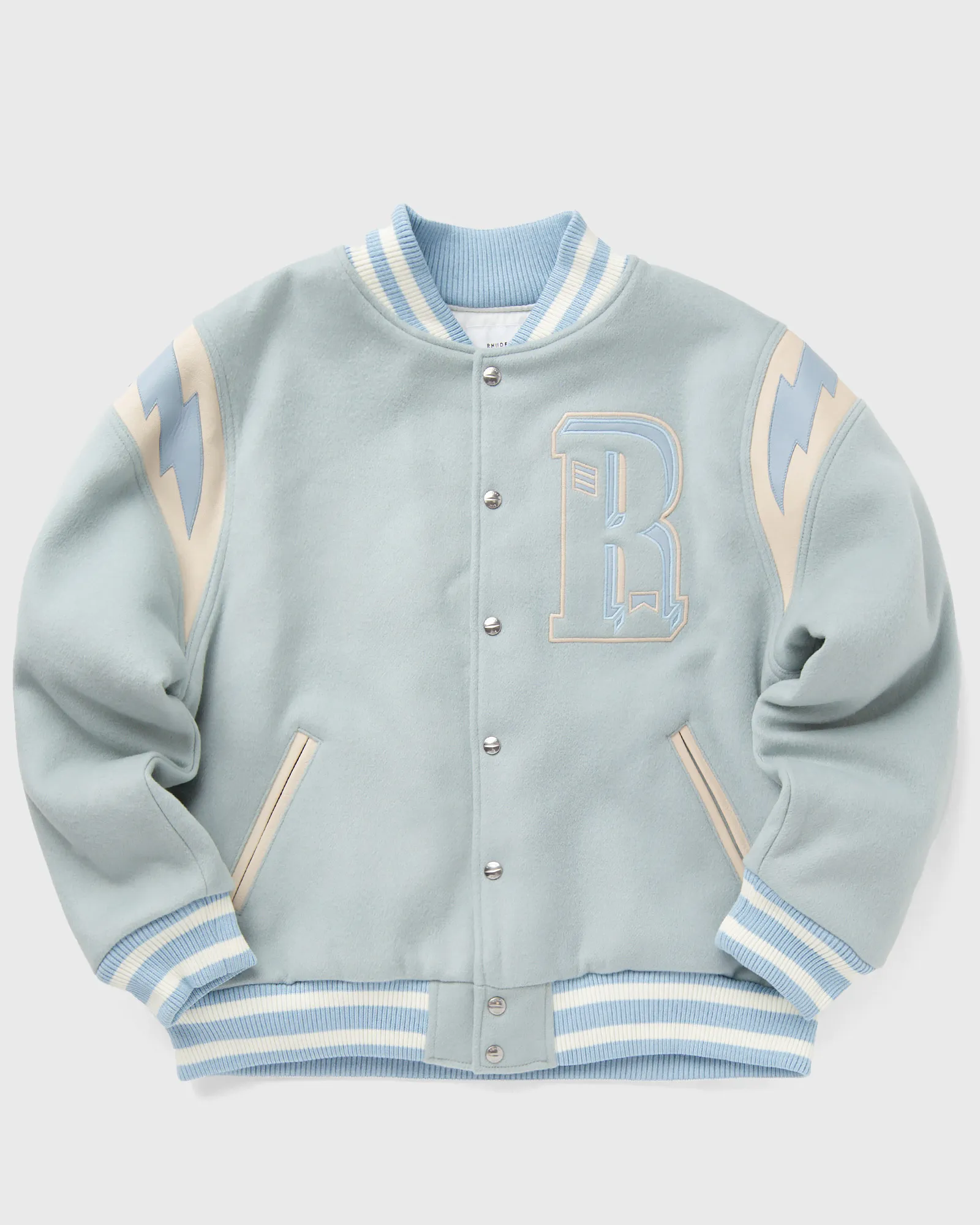 Rhude MINT WOOL LIGHTING VARSITY
