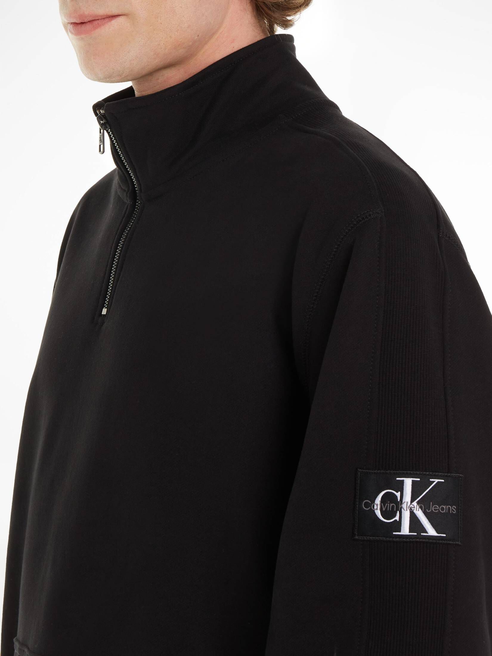 CALVIN KLEIN JEANS| Herren Sweatshirt BADGE mit Bio-Baumwolle