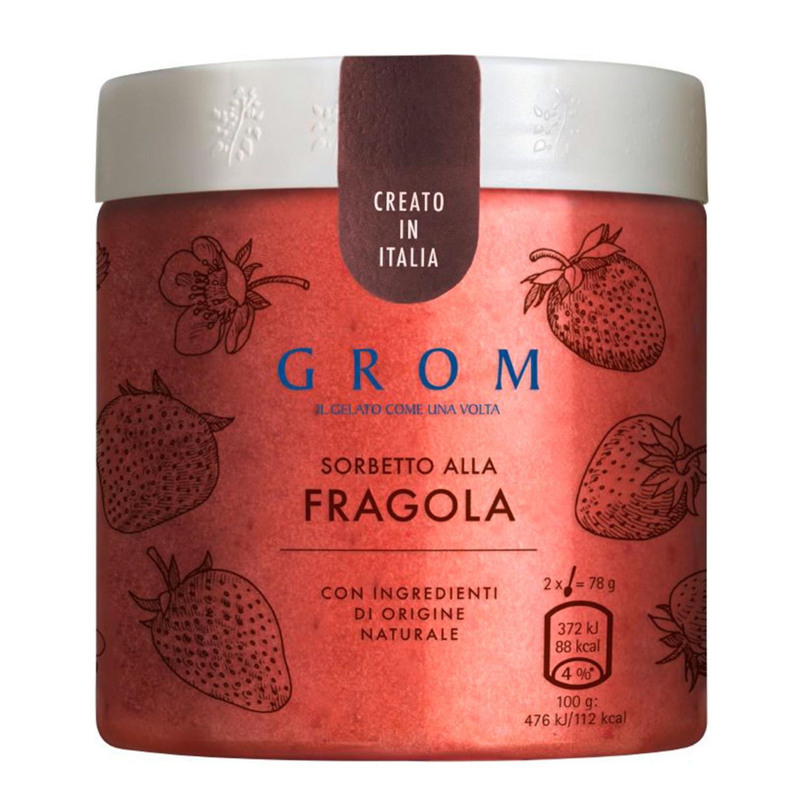 Grom Sorbetto alla Fragola