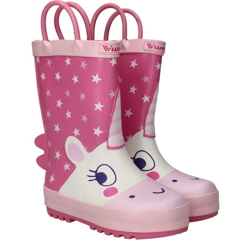 WINK Regenlaarzen Roze Meisjes