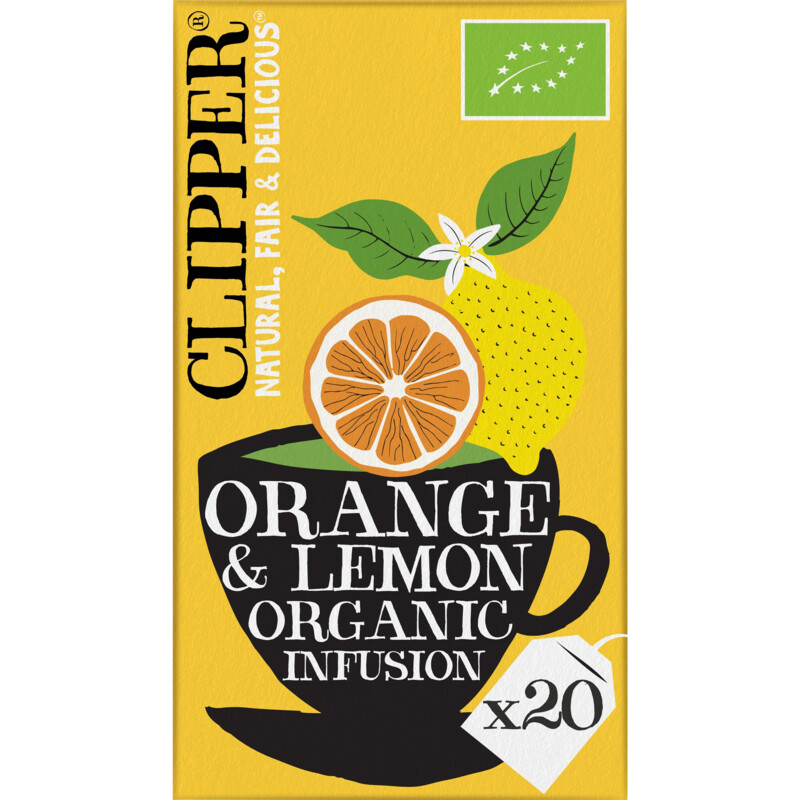 Clipper Orange & lemon organic infusion