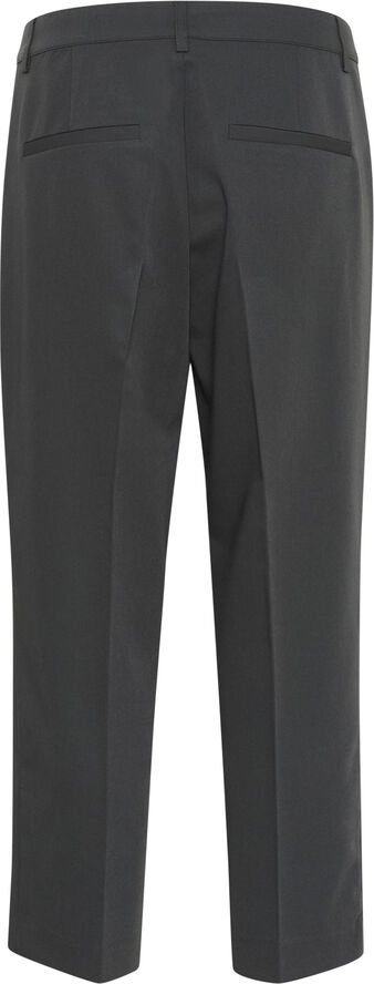 Kaffe KAsakura Cropped Zipper pants Black oyster