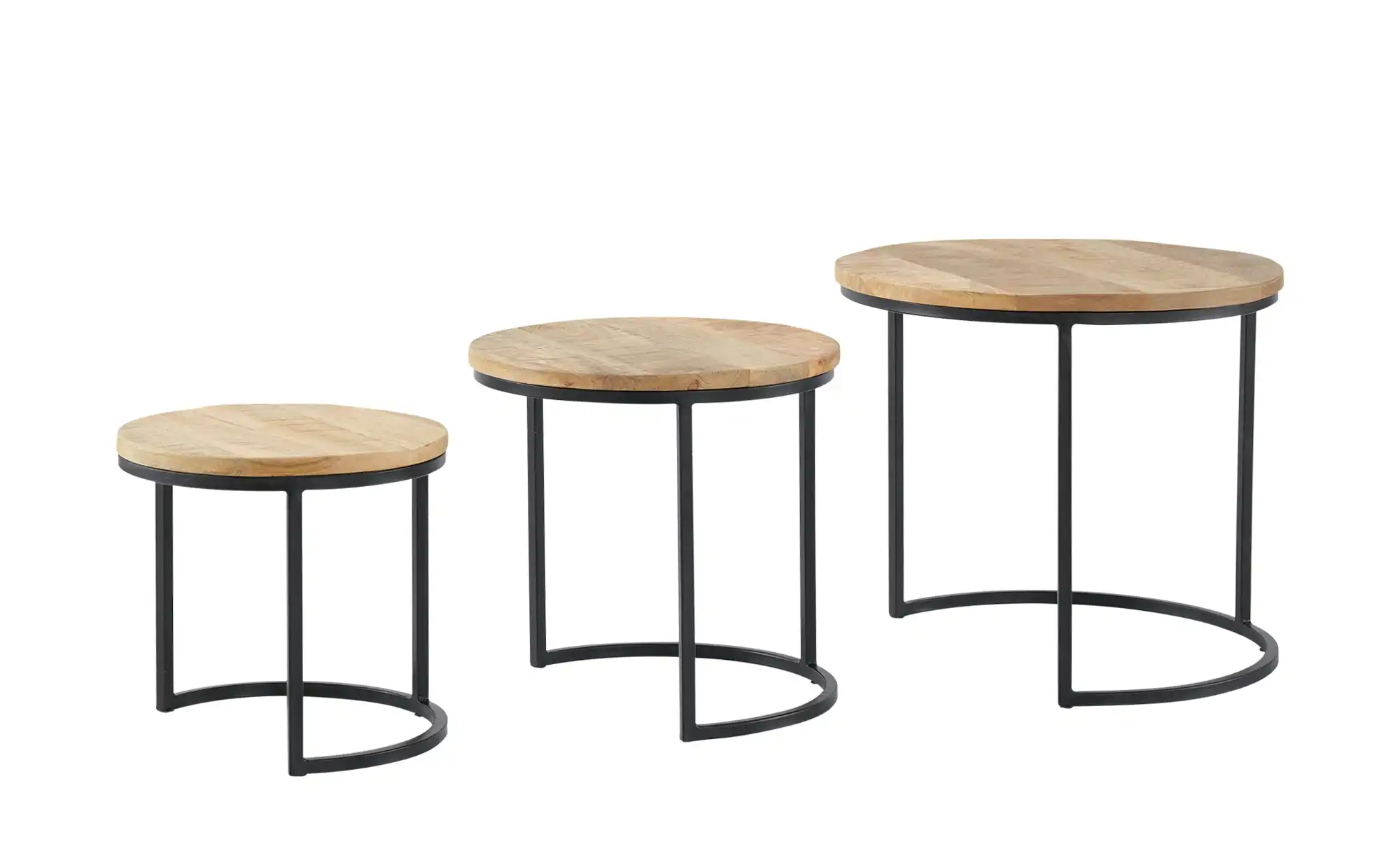 Beistelltisch 3er-Set Round