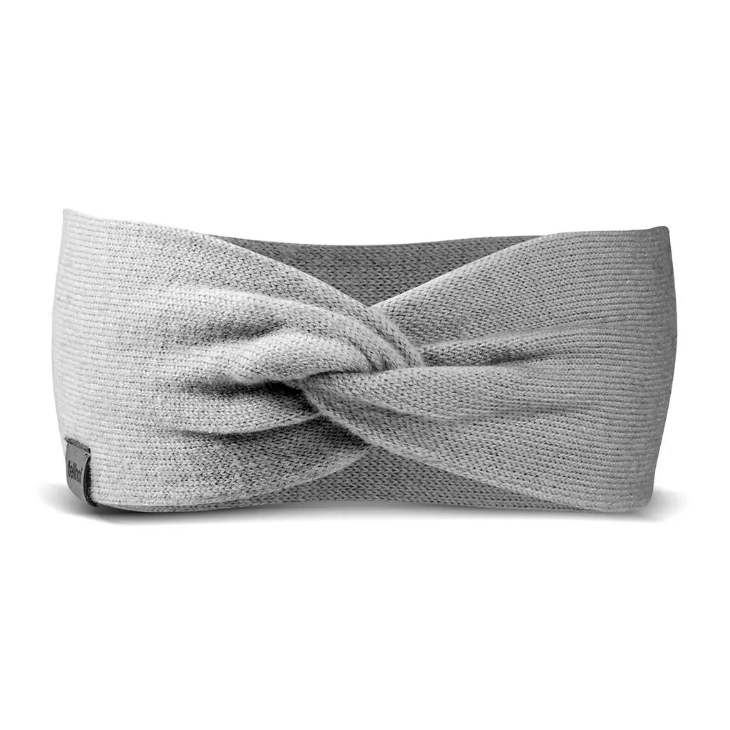 Zubehör - Mütze Merino Stirnband grau