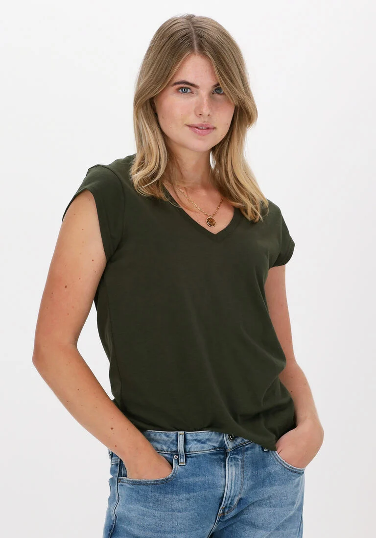 CC HEART donkergroene cc heart t-shirt basic v-neck tshirt