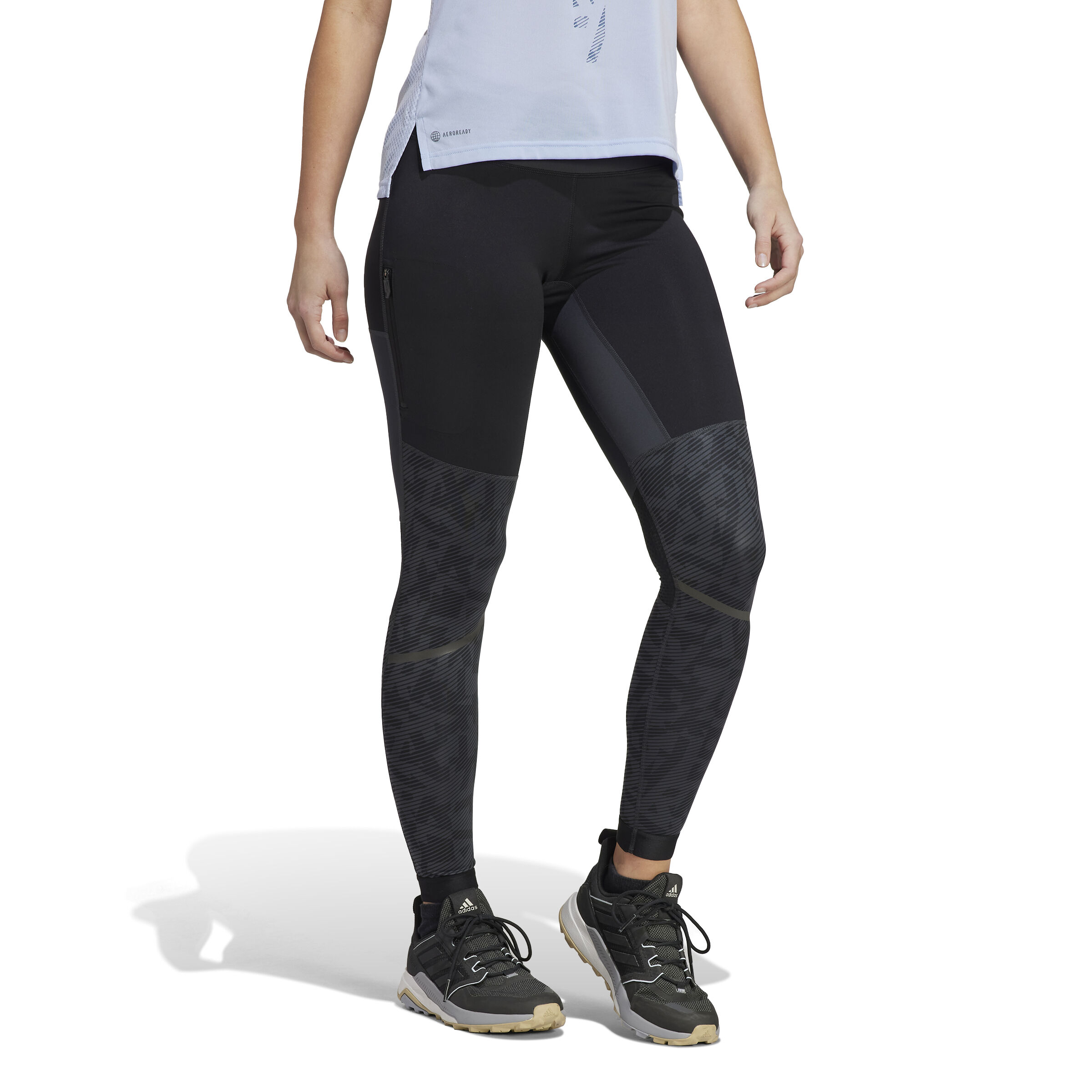 adidas Terrex AGR Collant De Course Femmes - Gris Foncé