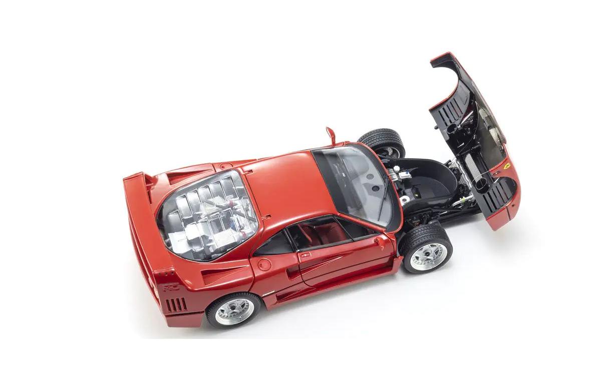 Ferrari F40 1987 Rot, 1:18<br>Detailgetreues Modellauto für Sammler im Massstab 1:18