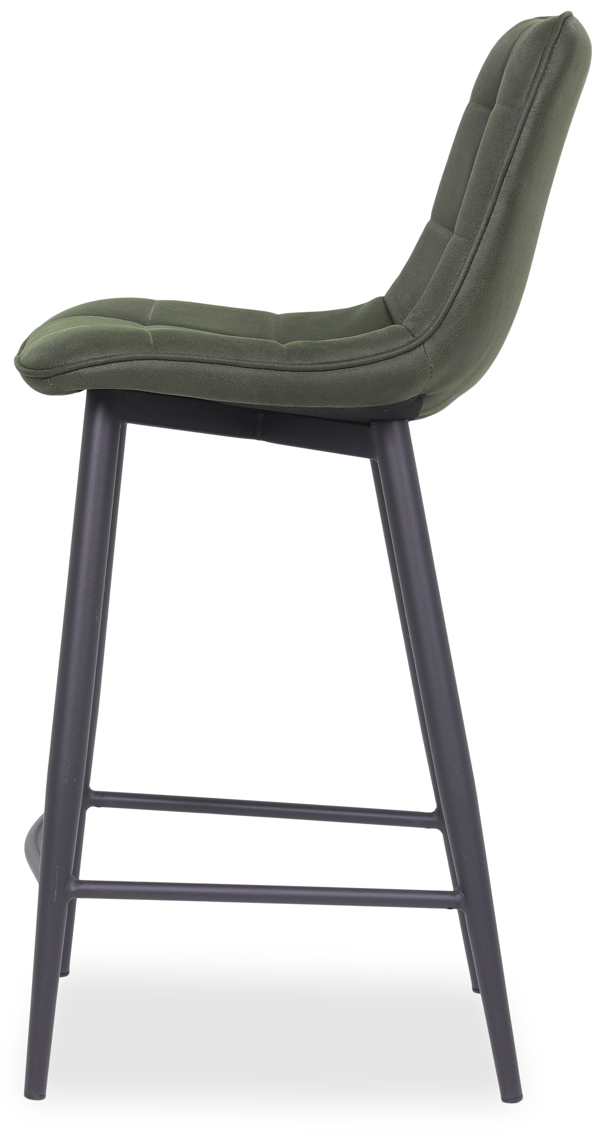 Barkruk - moss microvezel Alford B45 x D48 x H94 cm