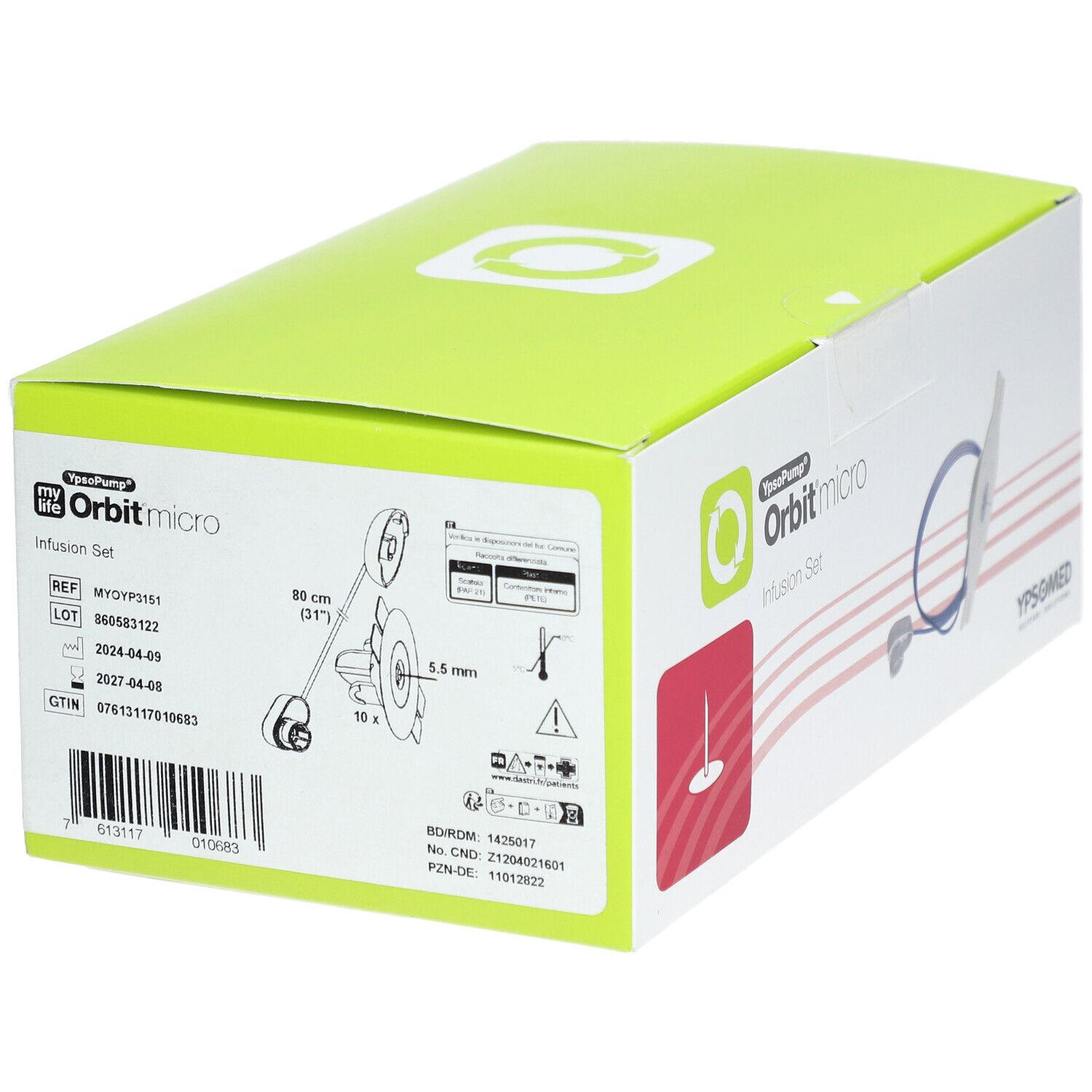 YpsoPump® Orbit®micro Infusion Set