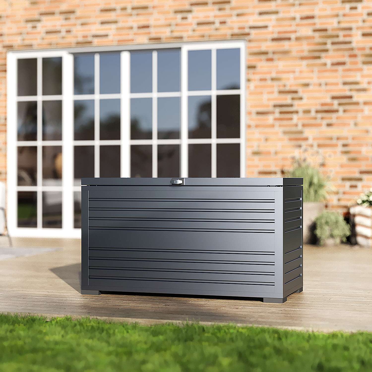 Orion Sit & Store 280 liter aluminium opbergbox