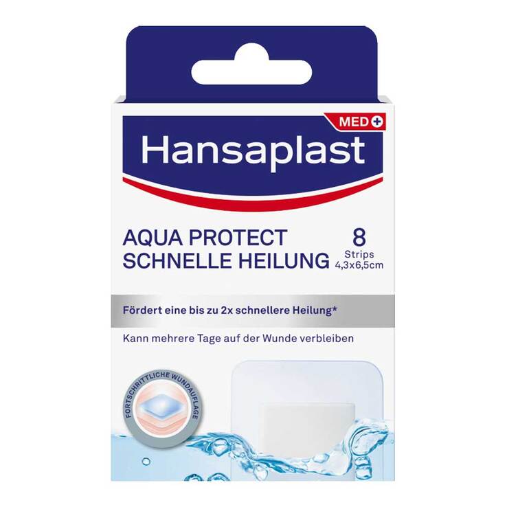 Hansaplast Aqua Protect Pflaster schnelle Heilung, 8 St