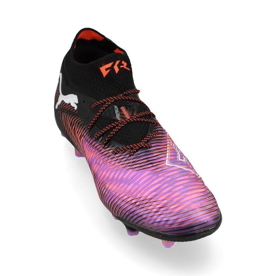 PUMA Future 8 Ultimate AG Unlimited - Noir/Blanc/Glowing Red Femme