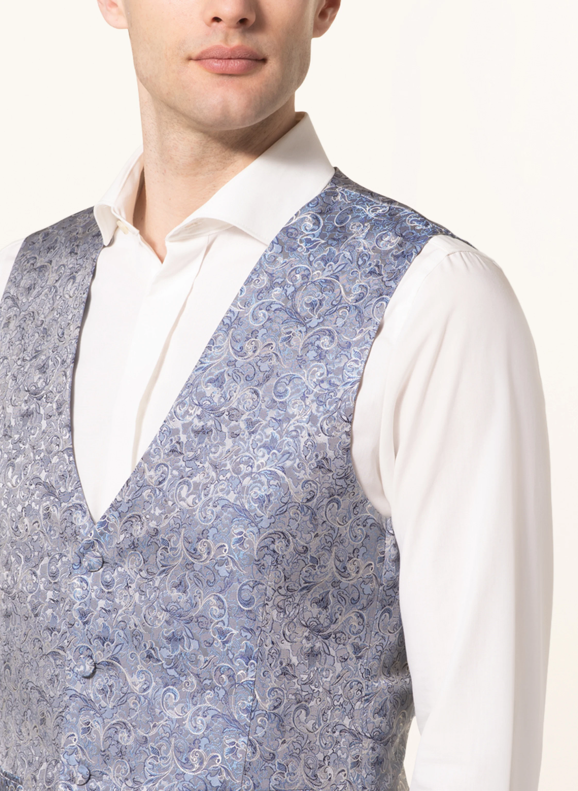 WILVORST Anzugweste Slim Fit