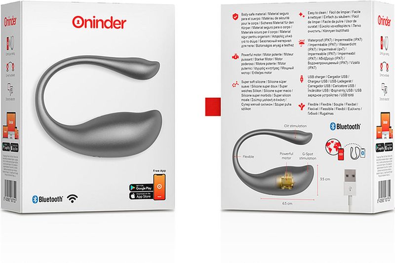 ONINDER | Oninder Vibrating Egg Black - Free App