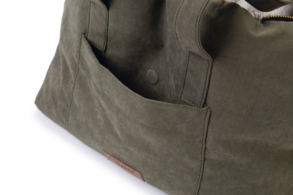 Designed by Lotte Bundu - Draagtas Hond - groen