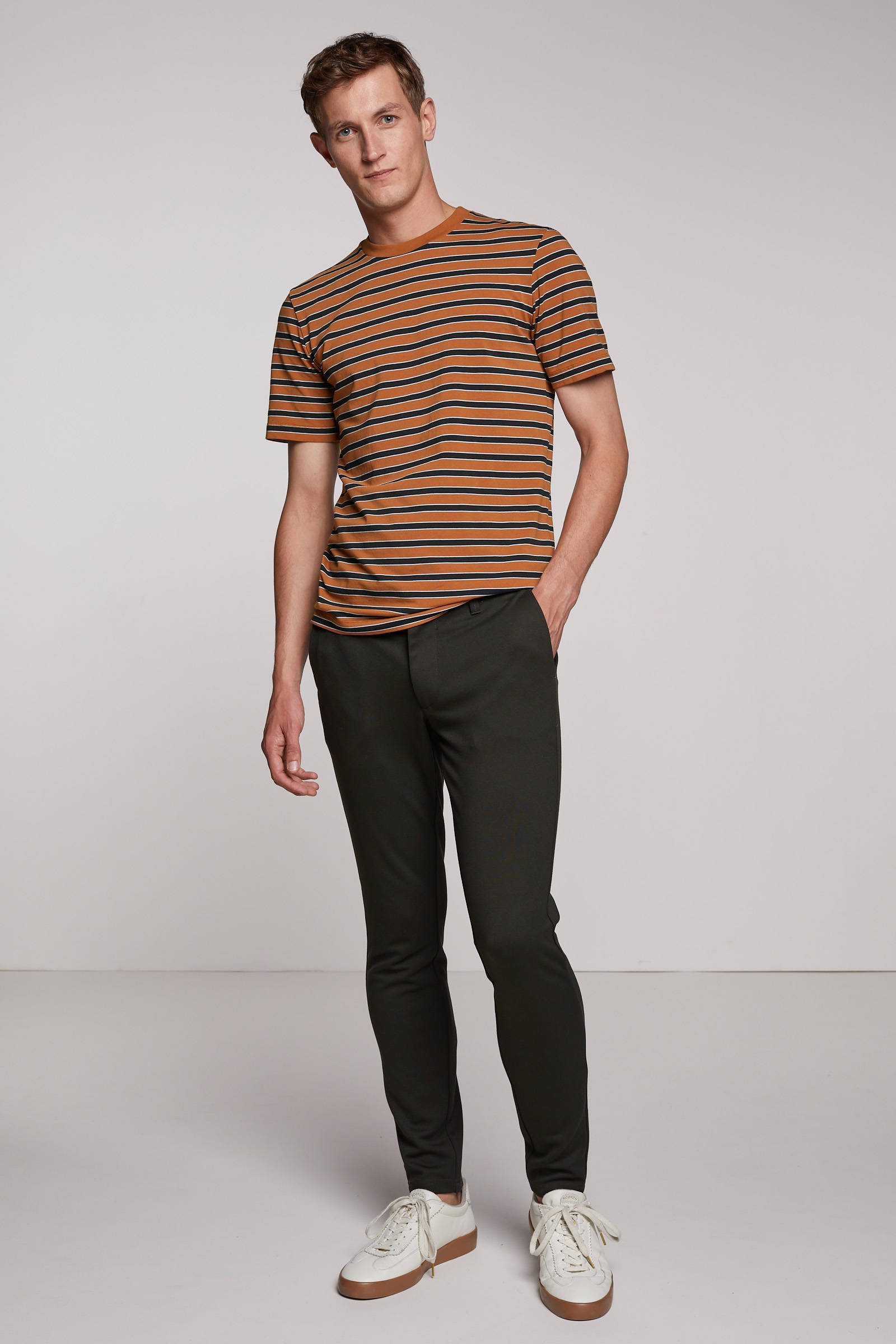 ONLY & SONS tapered fit broek ONSMARK rosin