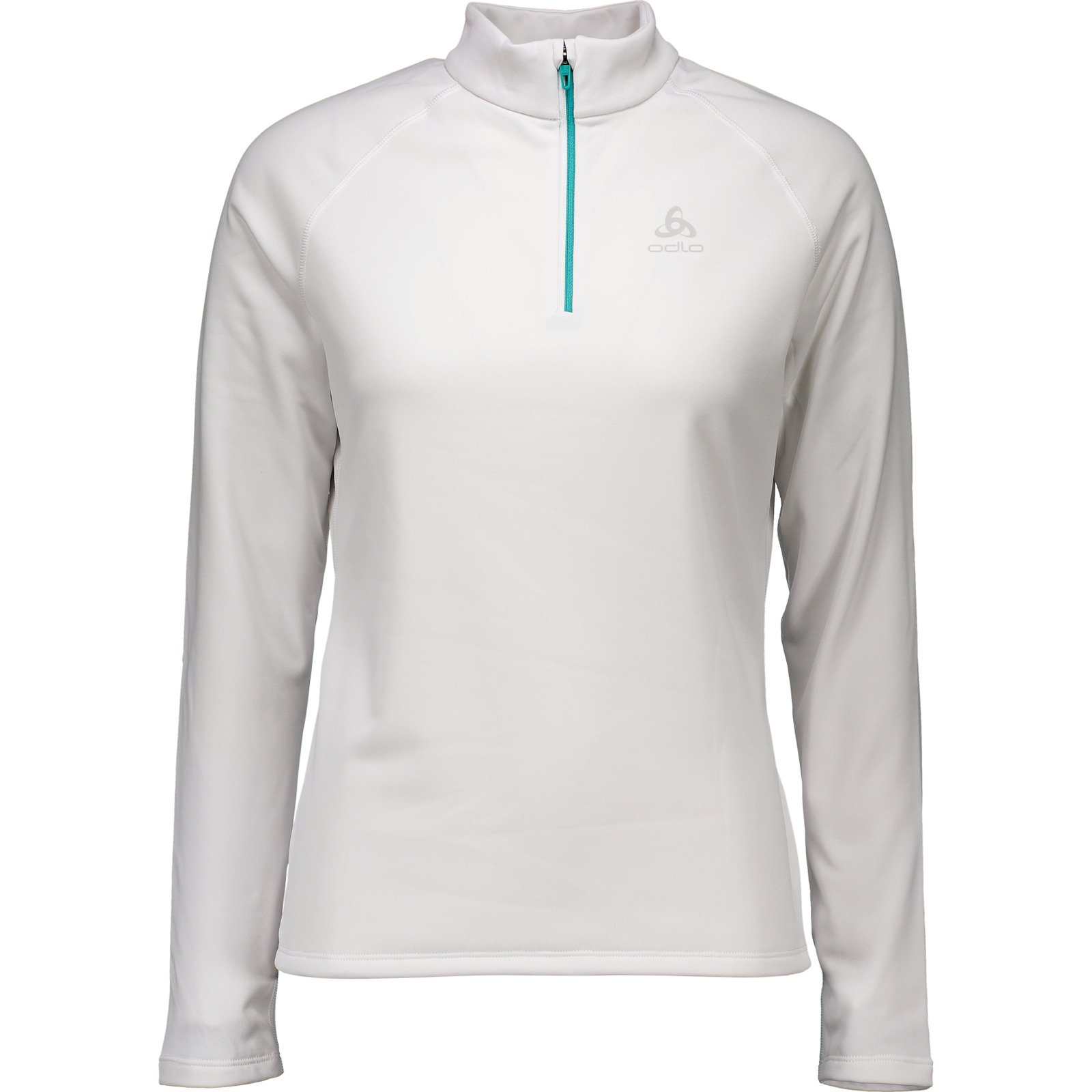 Odlo Damen-Thermolangarmshirt Besso Midlyer Half Zipp M, mittelblau