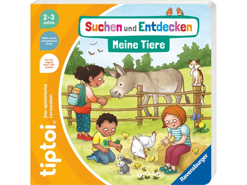 tiptoi Lernbuch Suchen und Entdecken: Meine Tiere Pappbilderbuch mit zahlreichen Geräuschen, Reimen und Liedern