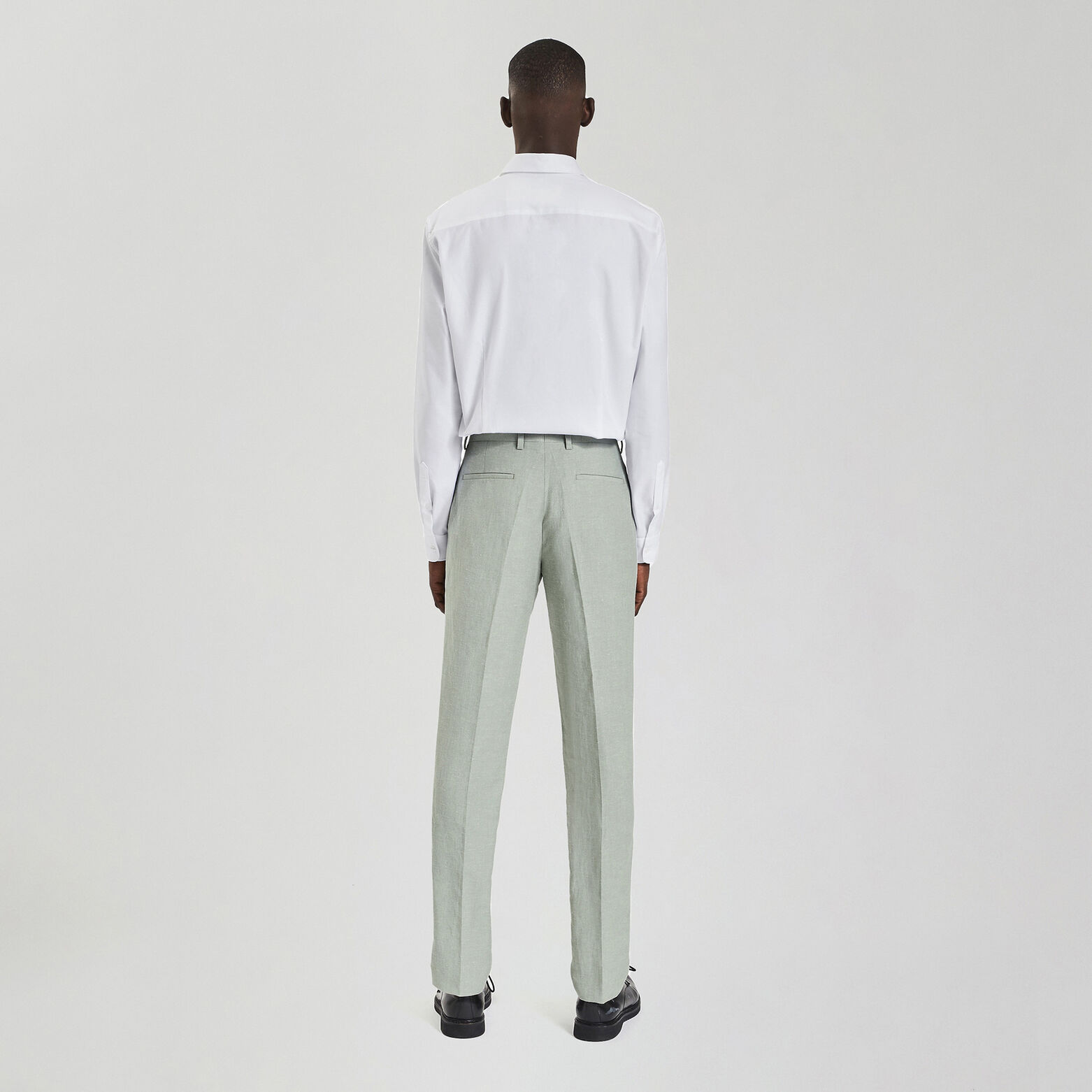Pantalon de costume slim Vert