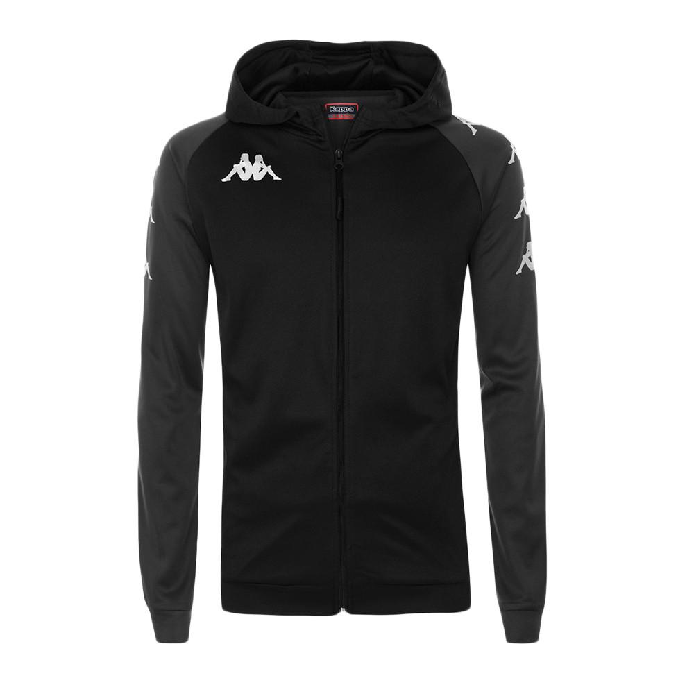 Kappa Veste à capuche Noire Homme Kappa Tortona