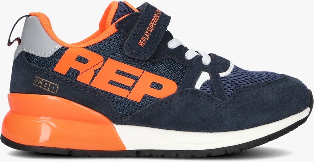 REPLAY blauwe replay lage sneakers shoot jr8