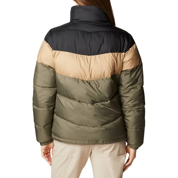 Doudoune COLUMBIA PUFFECT COLOR BLOCKED JKT W STONE GREEN BE