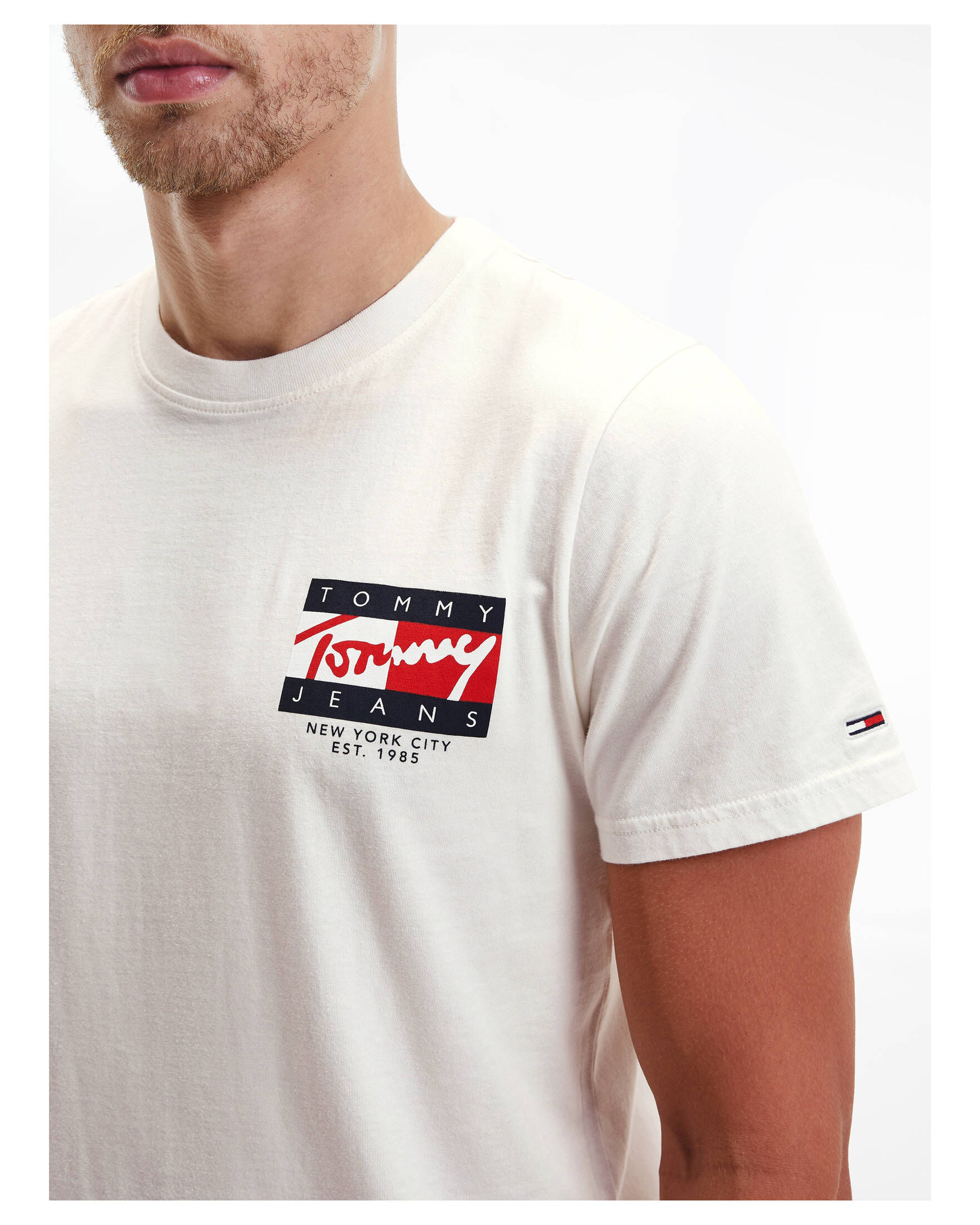 Tommy Jeans| Herren T-Shirt VINTAGE FLAG SIGNATURE TEE
