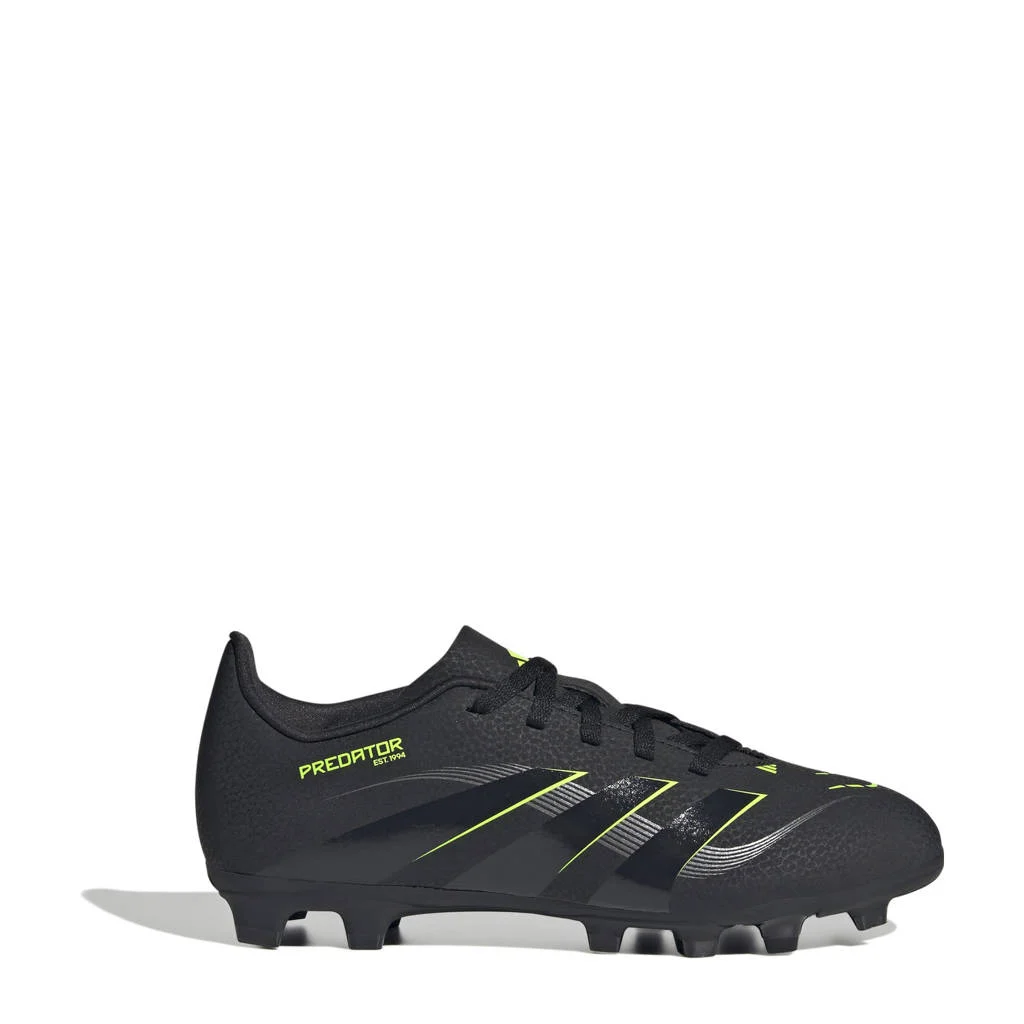adidas Performance Predator ClubFG/MG Salajunior voetbvalschoenen zwart/antraciet/geel