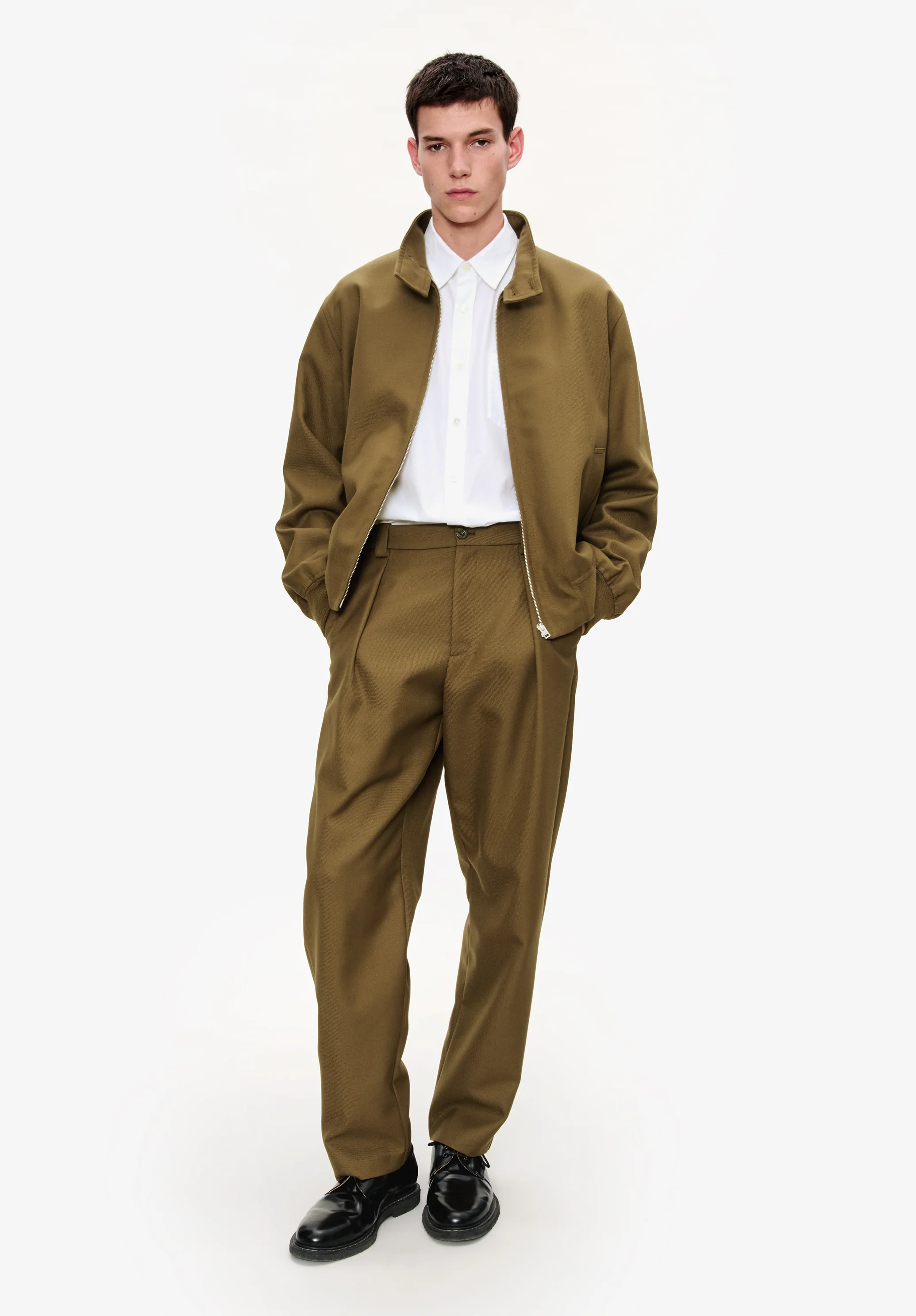 Blouson Zippé - Kaki