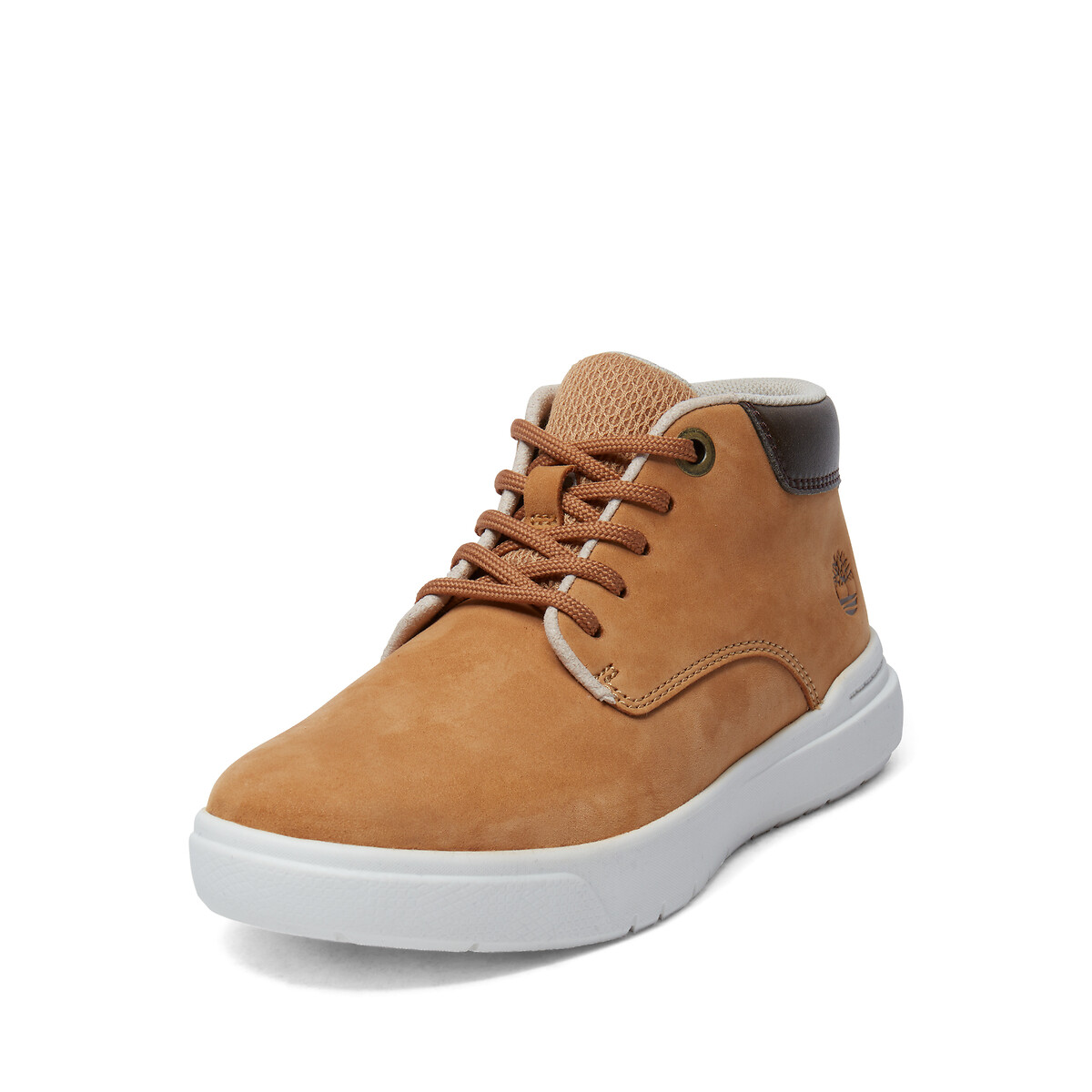 TIMBERLAND<br>Tênis de couro Seneca Bay Chukka de couro