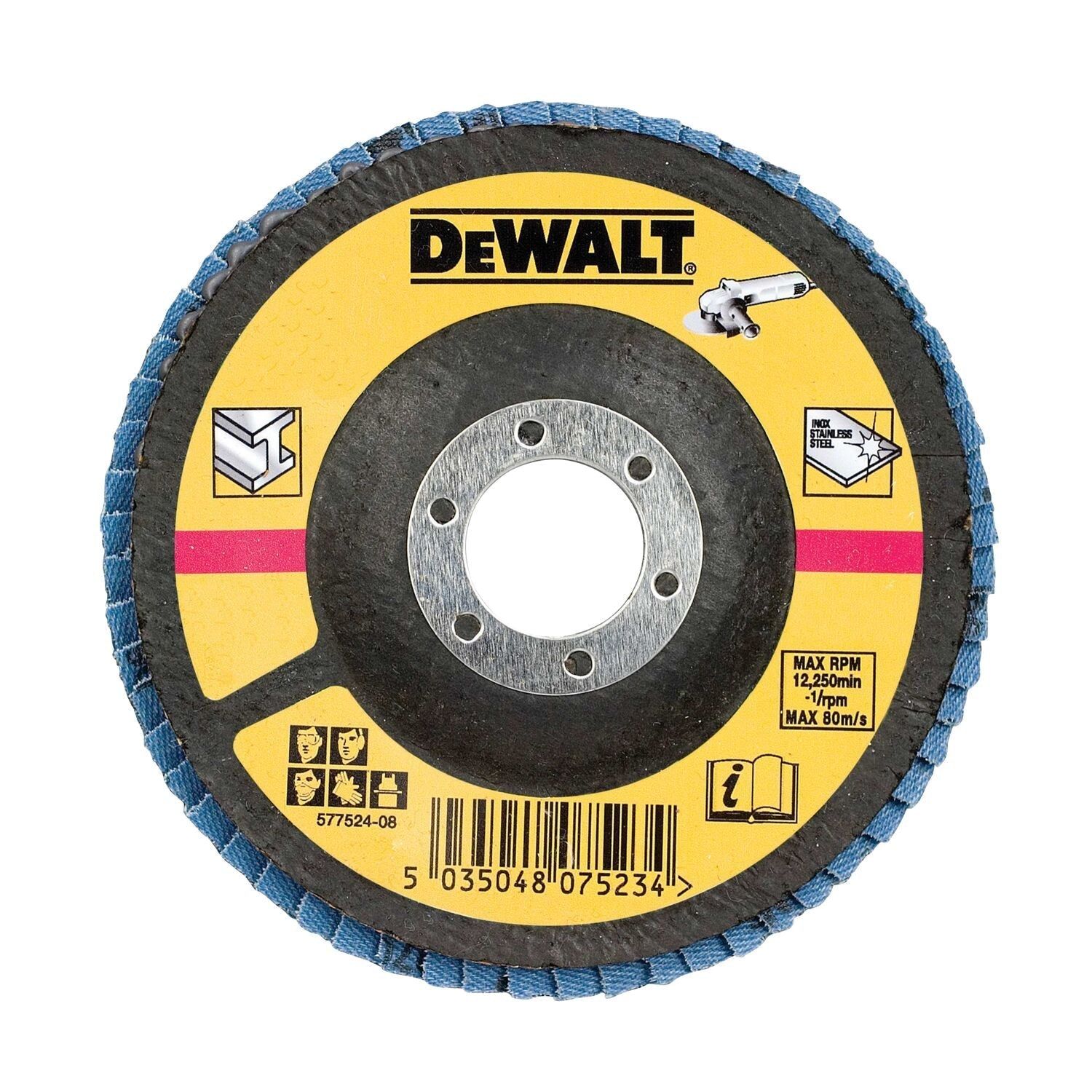DeWALT DT3266 Lamellenschijf gebogen 125mm K60