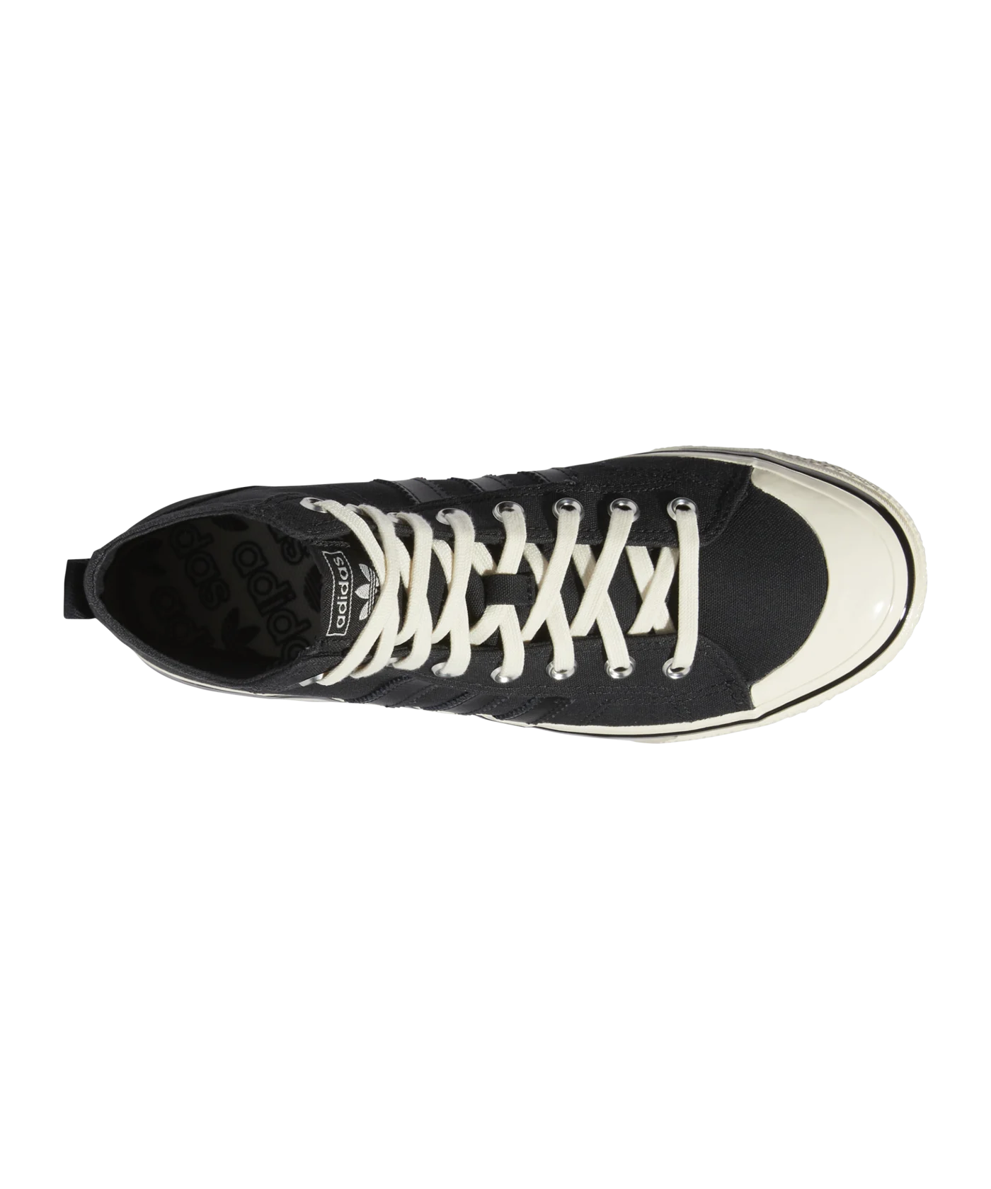 adidas Originals Nizza RF 74 Hi Schwarz Weiss