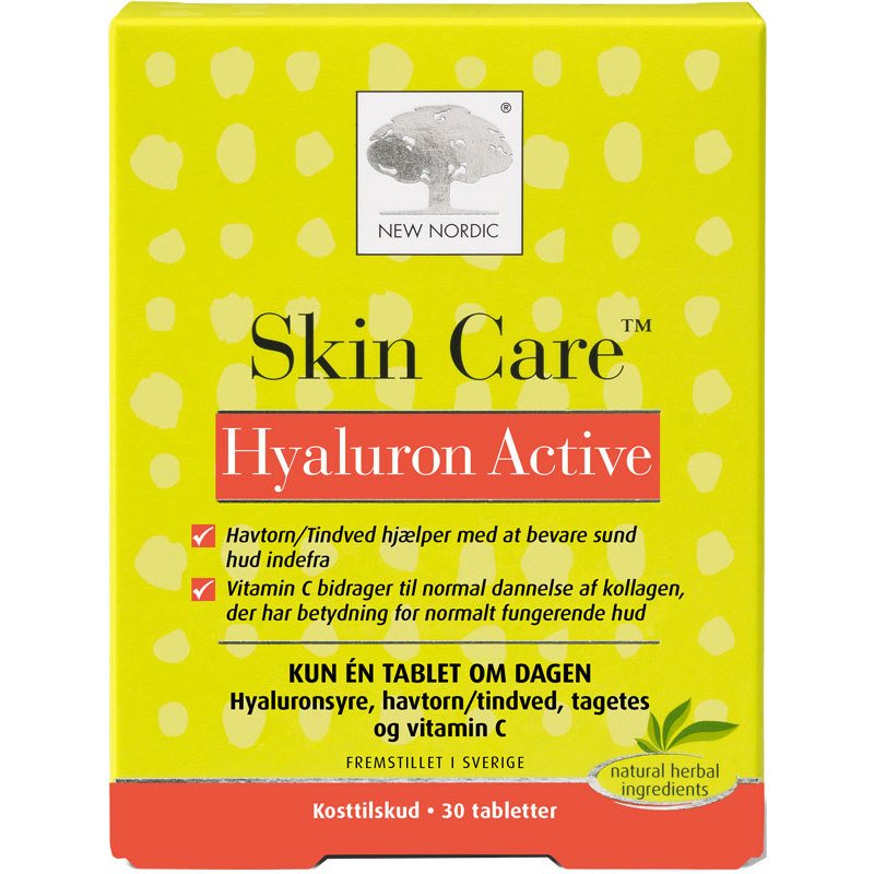 New Nordic Skin Care Hyaluron Active 30 Pieces