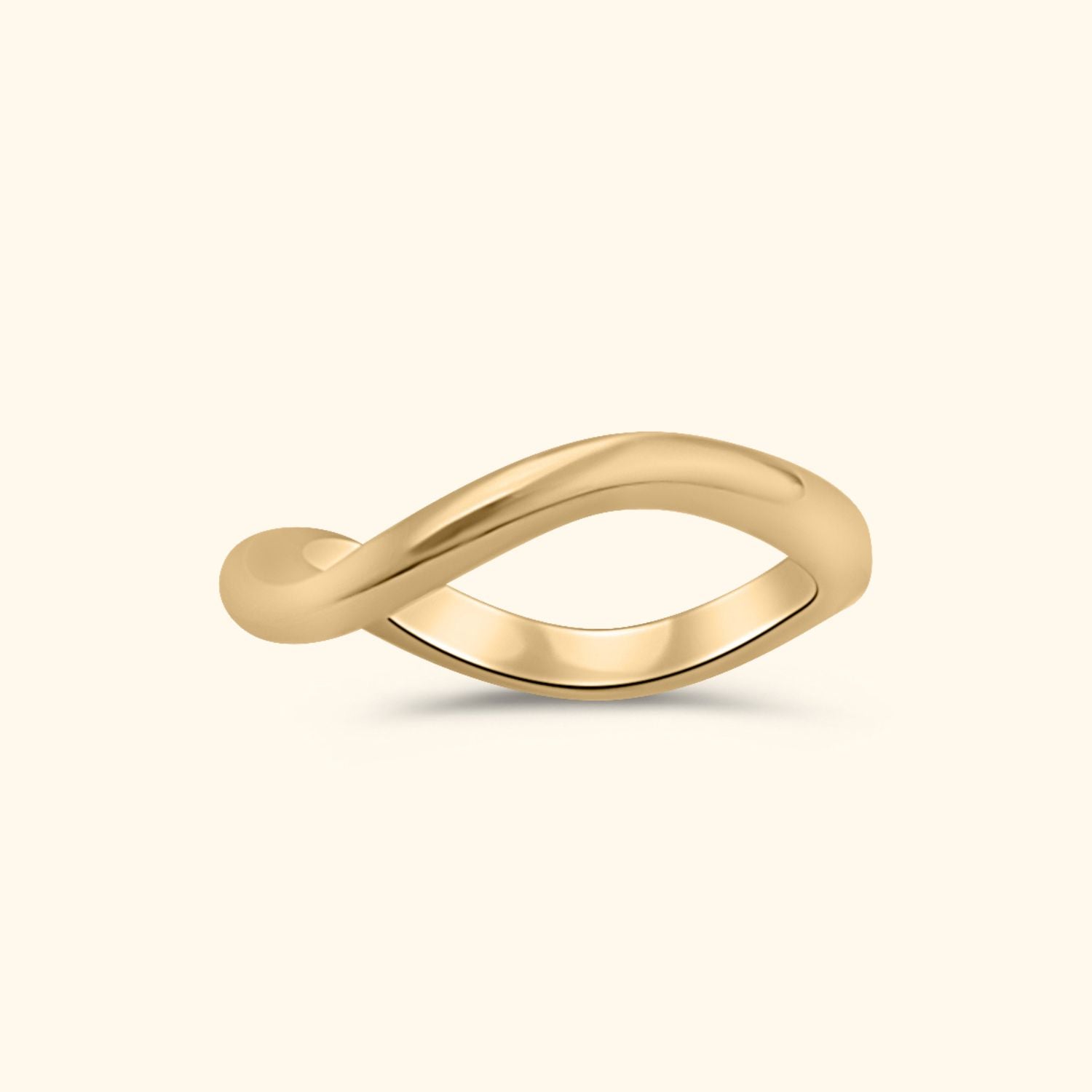 Slim Organic Wave ring