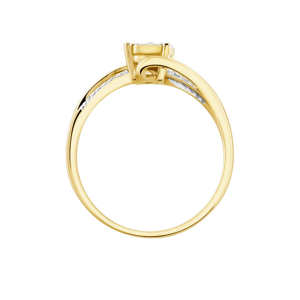 Bague Petunia Or Jaune Diamant