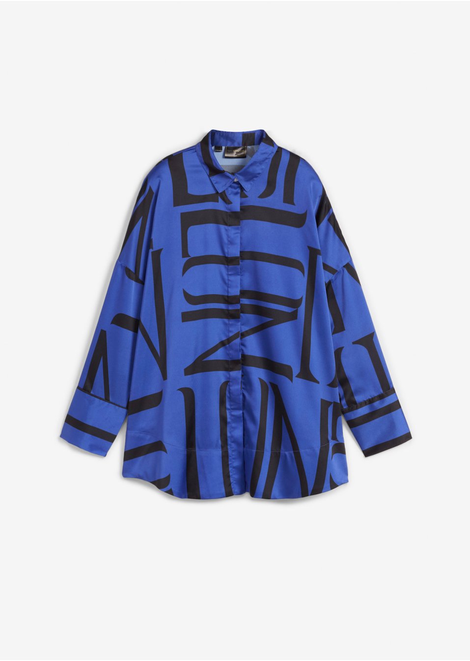 Chemisier oversize en satin