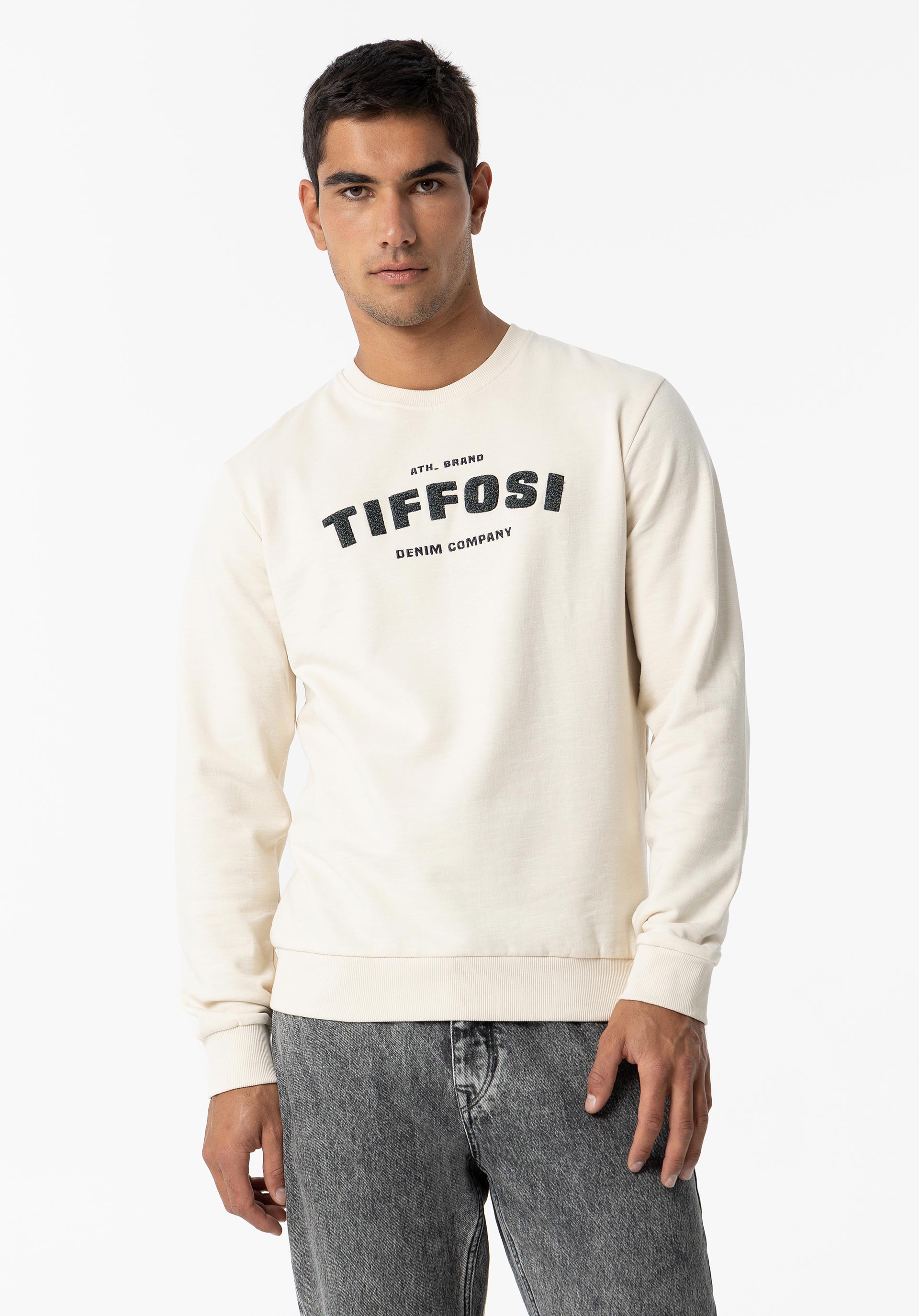 Sweatshirt com Bordado Turco