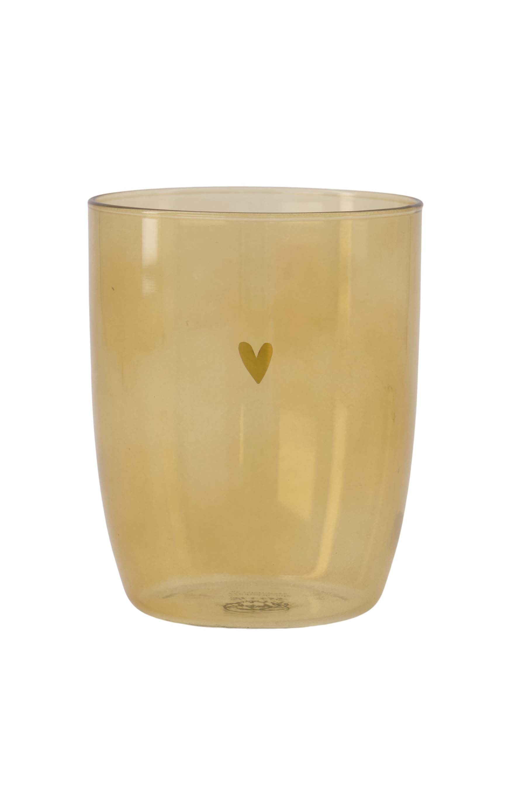 drinkglas hartje