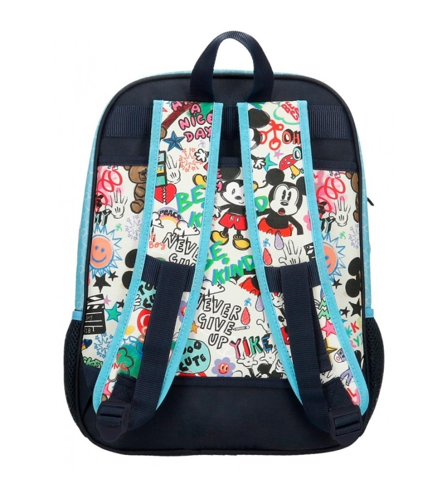 Mochila Disney Mickey Be Cool 38cm Azul