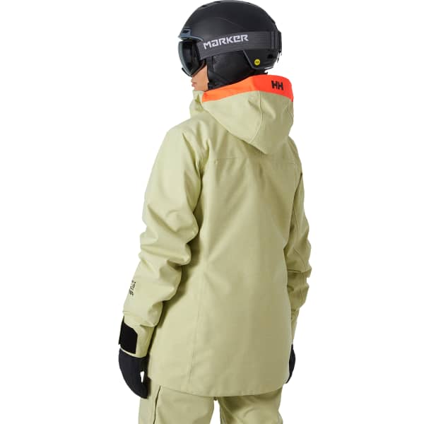 Veste de ski HELLY HANSEN W POWDERQUEEN 3.0 JACKET ICED MATCHA