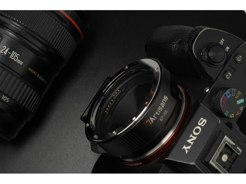 7Artisans Objektiv-Adapter Canon EF – Sony E Adapter mit automatischem Autofokus