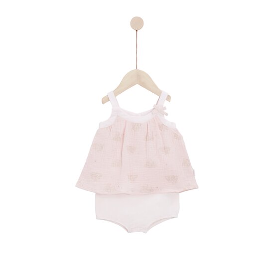 Mon Petit Nuage Ensemble 2 pièces   Nuage rose        de               P'tit bisou