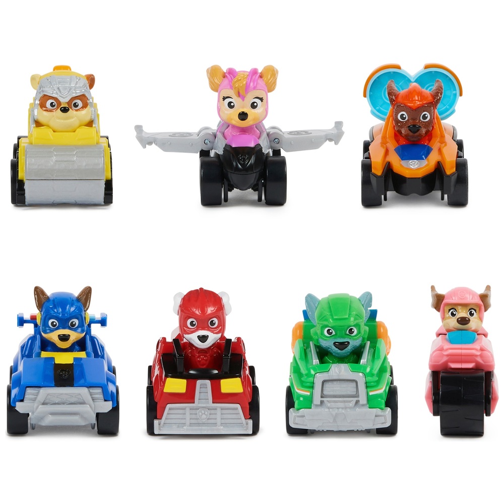 PAW Patrol: Das Mighty Movie Squad Rennwagen-Set