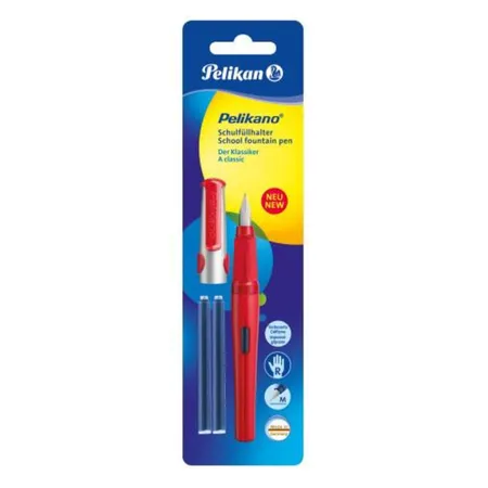 Pelikan Schulfüller Pelikano P480, für Rechtshänder, sortiert
