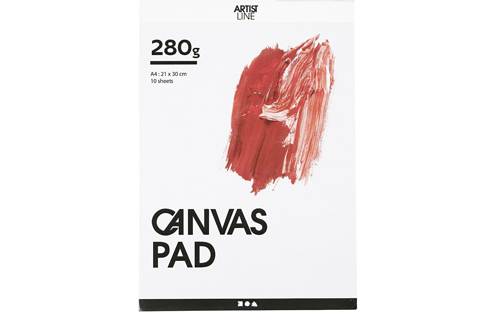 Malblock Canvas 10 BlattLeinwand in guter Qualität