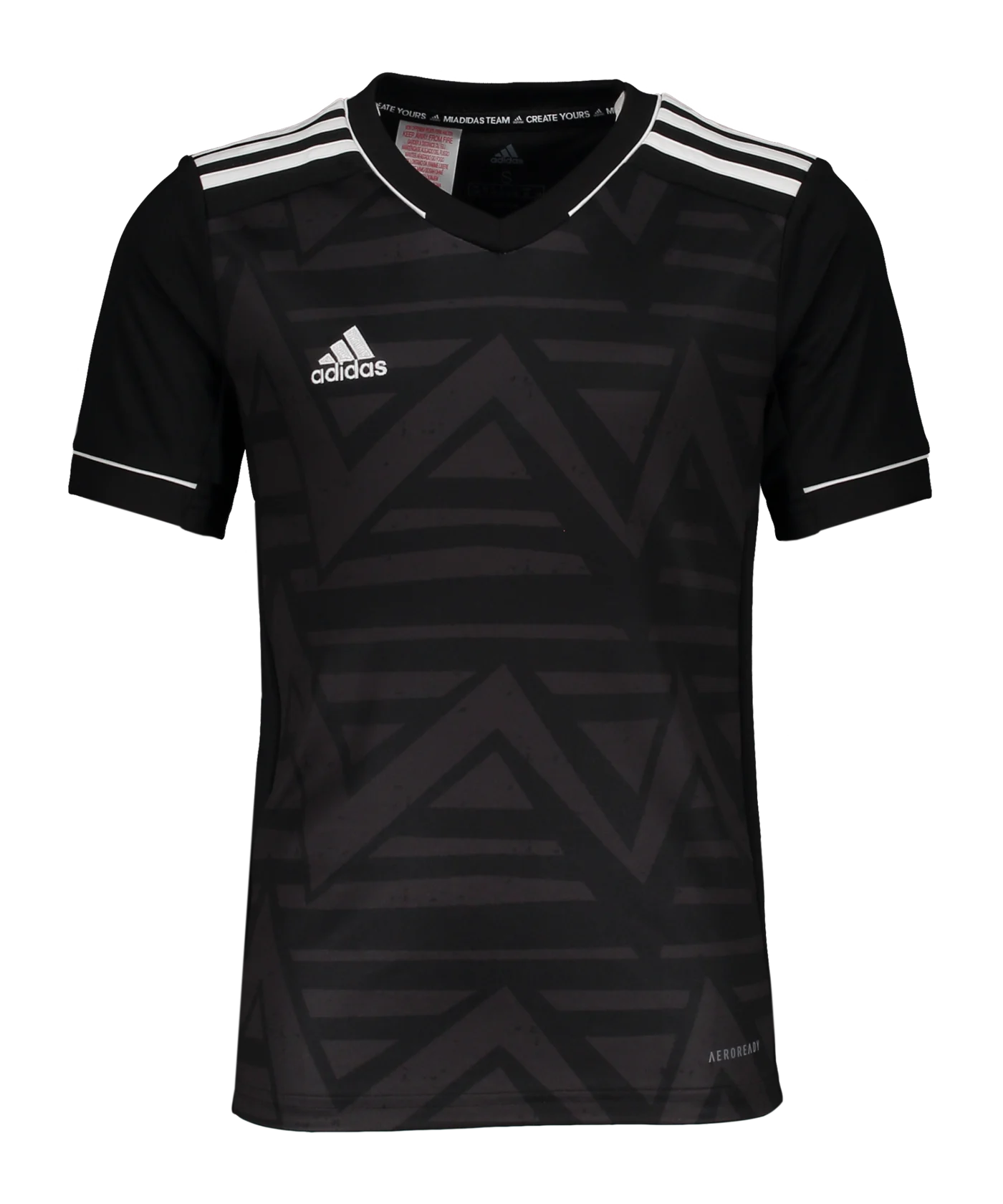 adidas Custom Trikot Schwarz Grau
