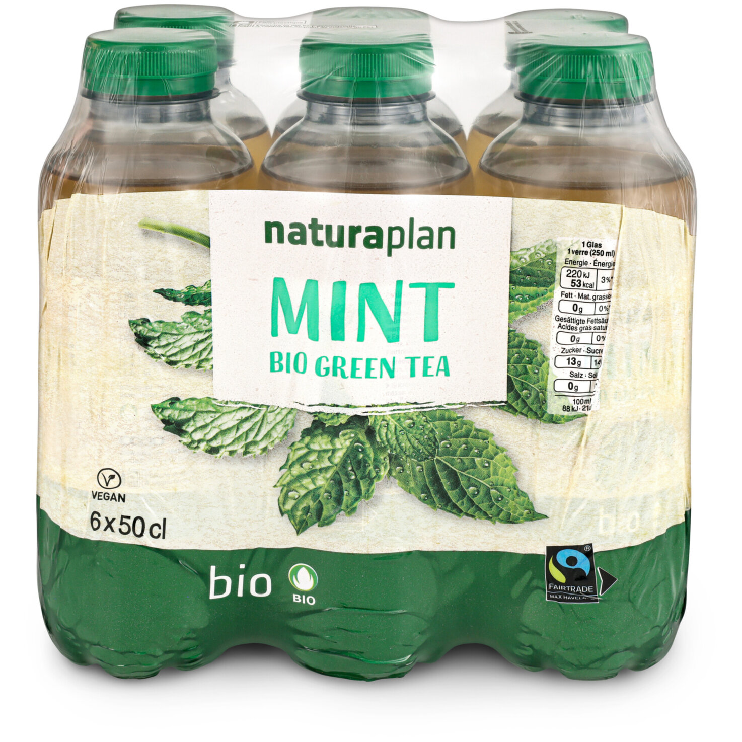 Naturaplan Organic Moroccan Mint Green Ice Tea 6x50cl