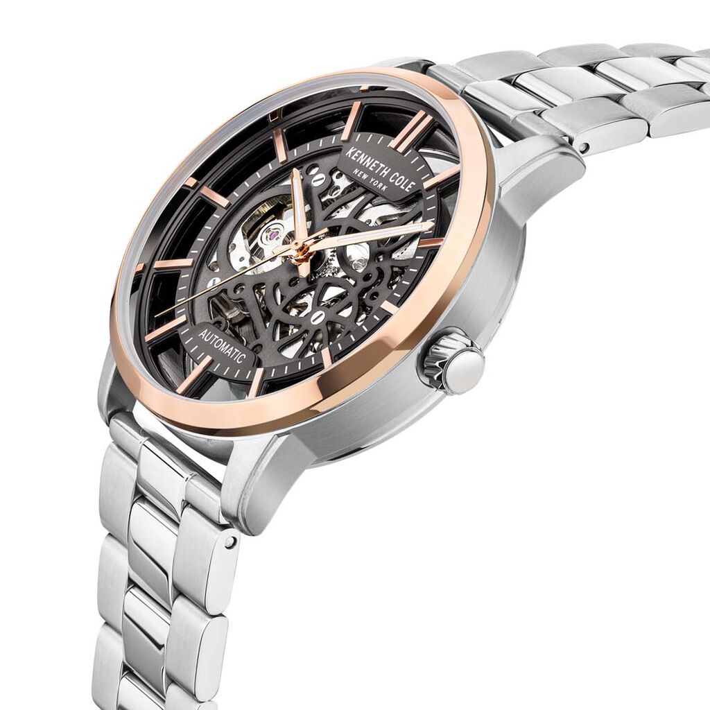 Montre Kenneth Cole Automatic Argenté
